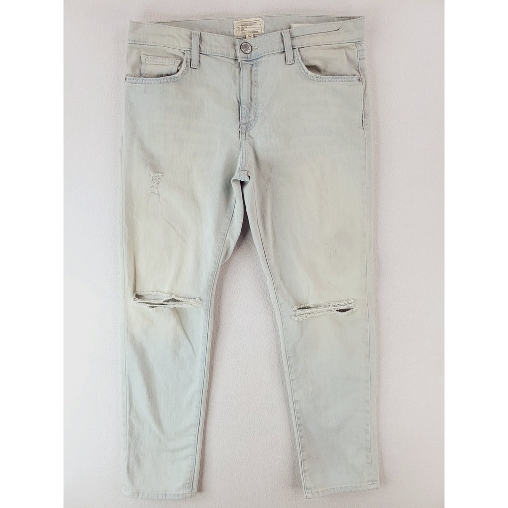 Current Elliott Jeans Womens 28 The Fling Slim Boyfriend Distressed Sundrenched